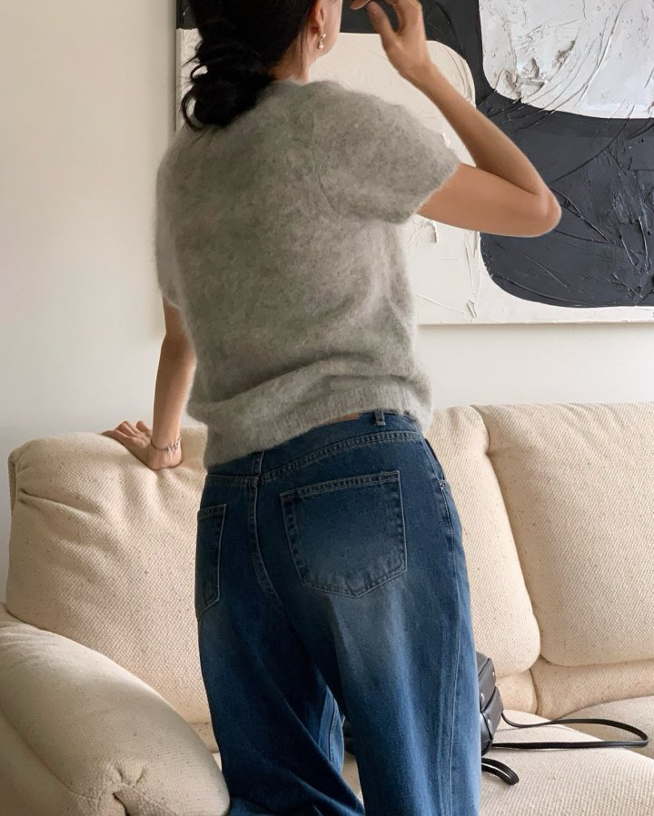Moani - Korean Women Fashion - #womensfashion - Ayla Roll-up Wide Denim Pants - 3