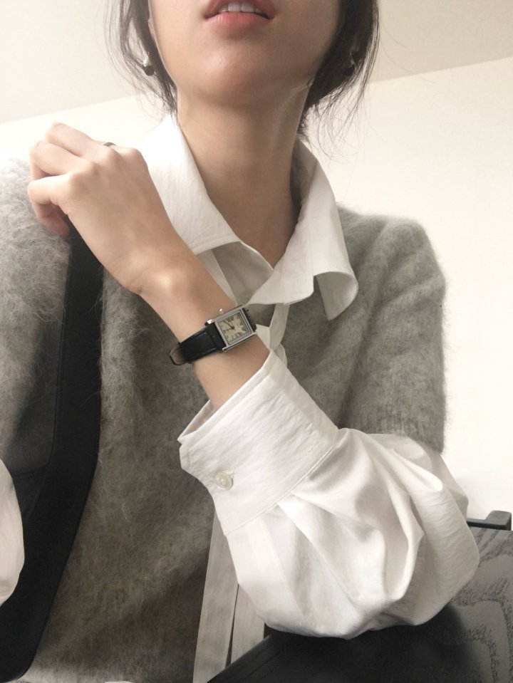 Moani - Korean Women Fashion - #womensfashion - Misty Over Tie Shirt