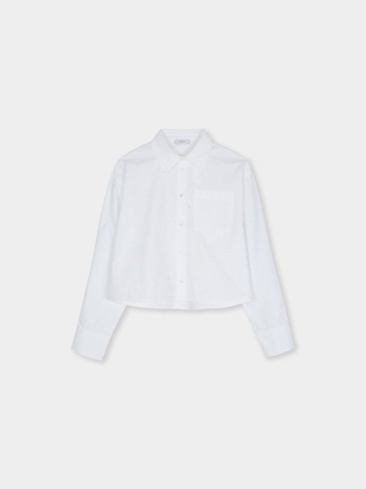 Moani - Korean Women Fashion - #womensfashion - Crop Pocket Shirt - 9