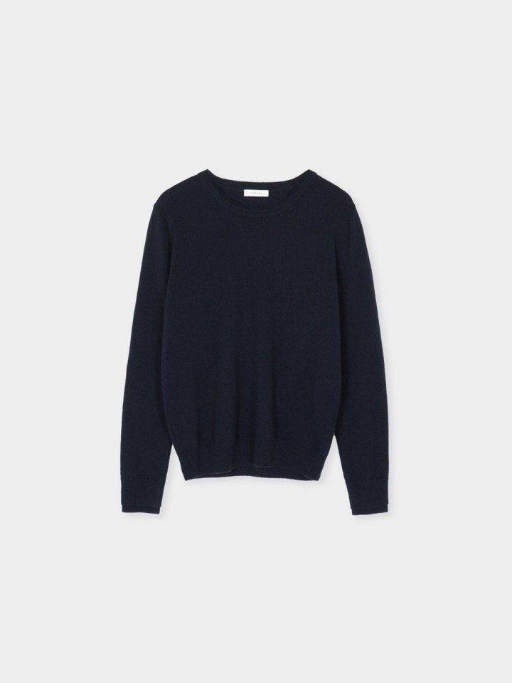 Moani - Korean Women Fashion - #womensfashion - Wool Cashmere Double Lipped Round Neck Knit Pullover - 11