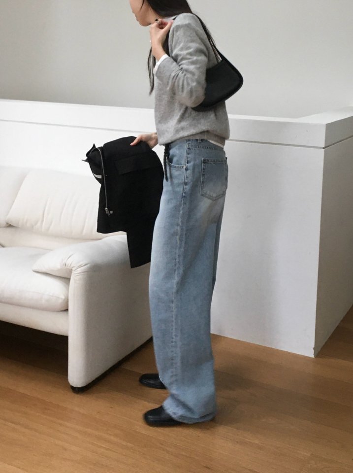 Moani - Korean Women Fashion - #womensfashion - Wool Cashmere Double Lipped Round Neck Knit Pullover - 6