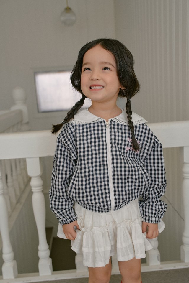 Momo Ann - Korean Children Fashion - #childofig - Check Jacket - 6