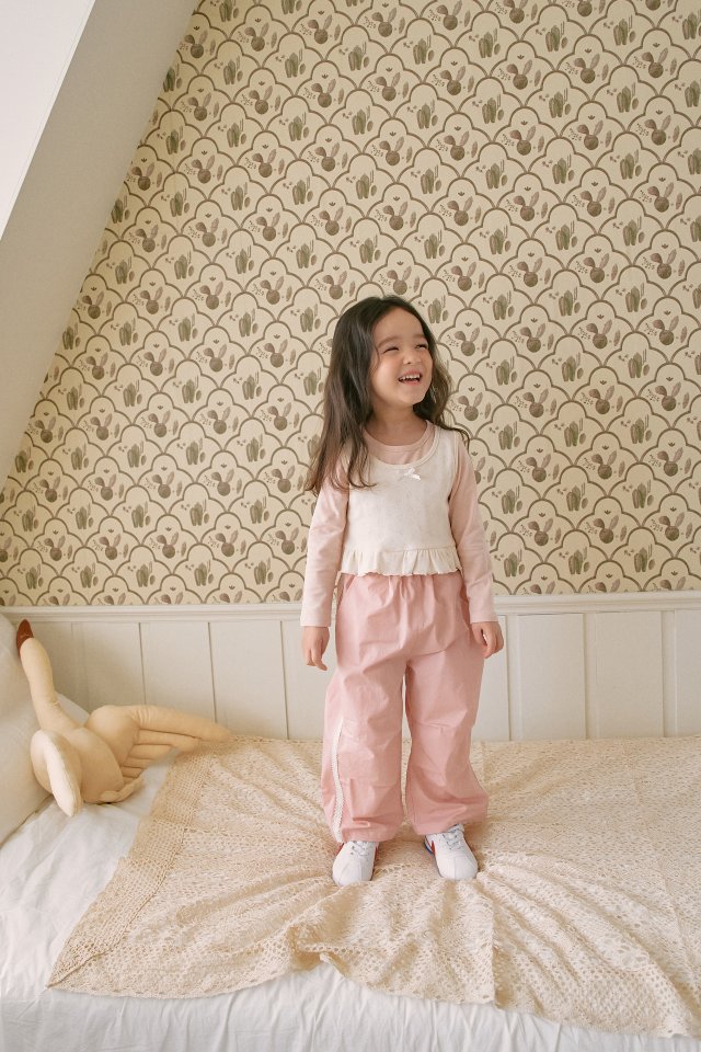 Momo Ann - Korean Children Fashion - #childofig - Cotton String Pants - 2