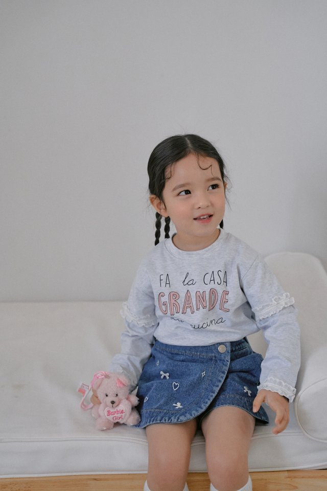 Momo Ann - Korean Children Fashion - #childofig - Wrap Jeans Shorts - 10
