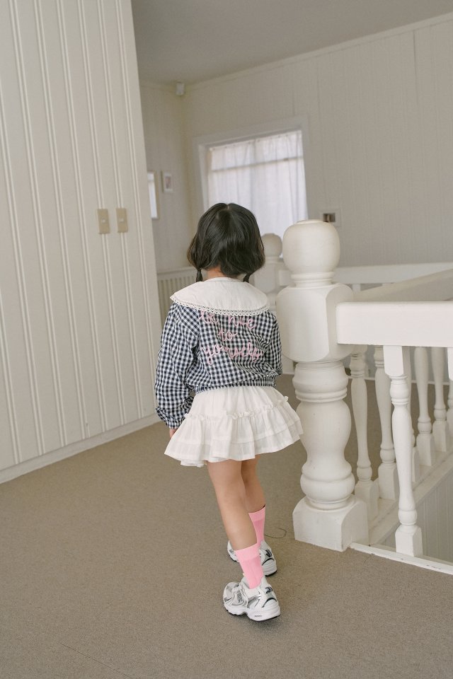 Momo Ann - Korean Children Fashion - #designkidswear - Check Jacket - 8