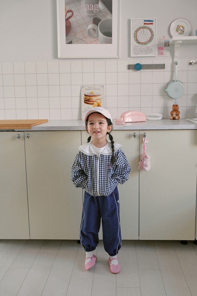 Momo Ann - Korean Children Fashion - #kidsshorts - Check Jacket - 11
