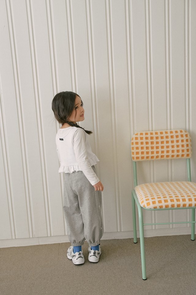 Momo Ann - Korean Children Fashion - #kidsshorts - Ribbon Jogger Pants - 6