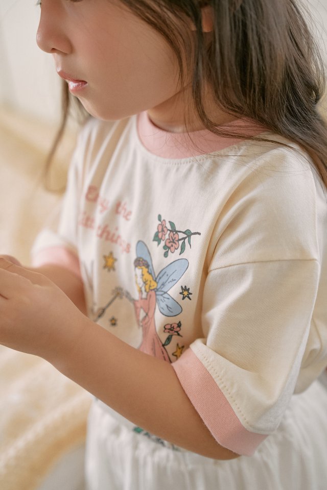 Momo Ann - Korean Children Fashion - #kidsshorts - Angel Tee - 4