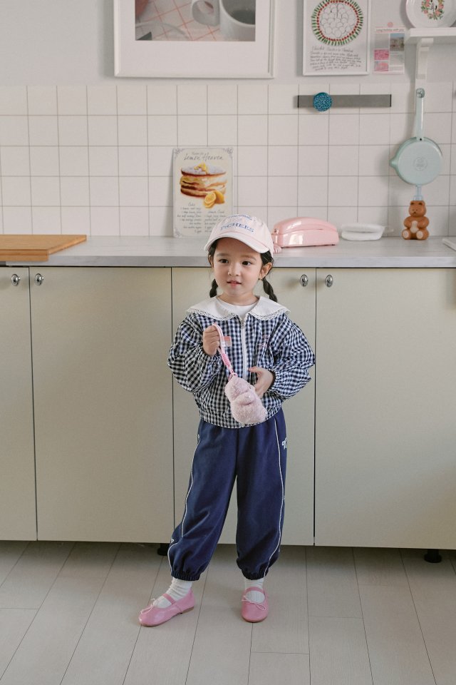 Momo Ann - Korean Children Fashion - #minifashionista - Check Jacket