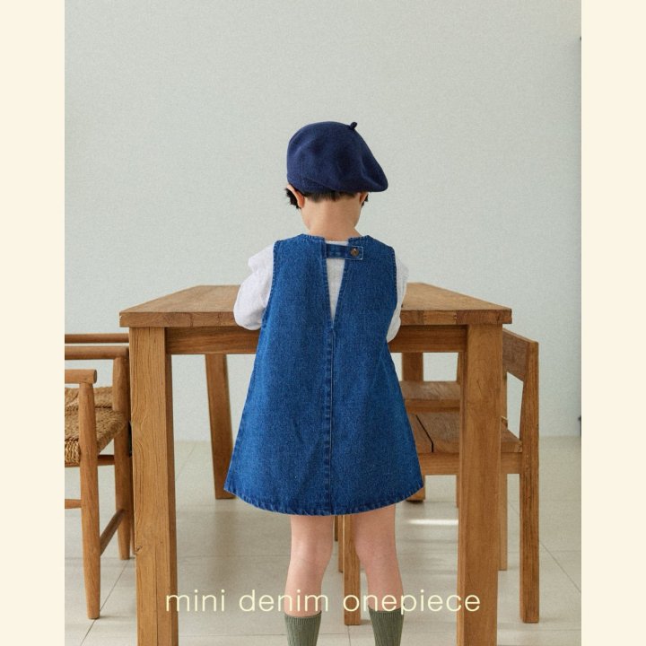 Mon Atelier - Korean Children Fashion - #childofig - Mini Denim One-piece