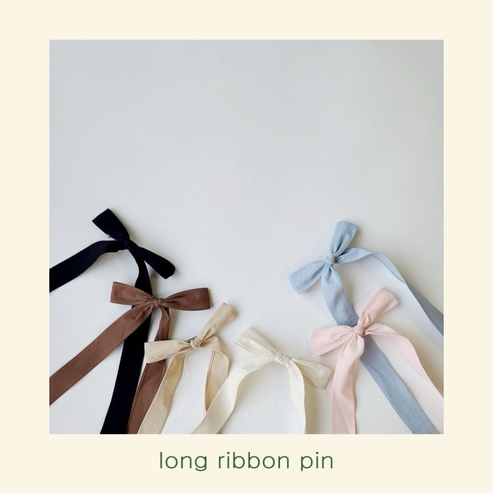 Mon Atelier - Korean Children Fashion - #childofig - Long Ribbon Pin