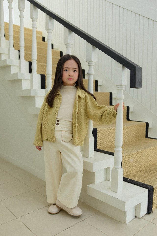 Mon Atelier - Korean Children Fashion - #fashionkids - Sprout Cardigan - 9