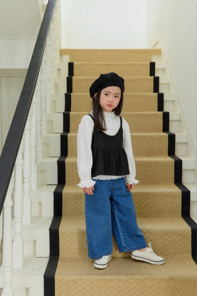 Mon Atelier - Korean Children Fashion - #kidsshorts - Layered Bustier - 2