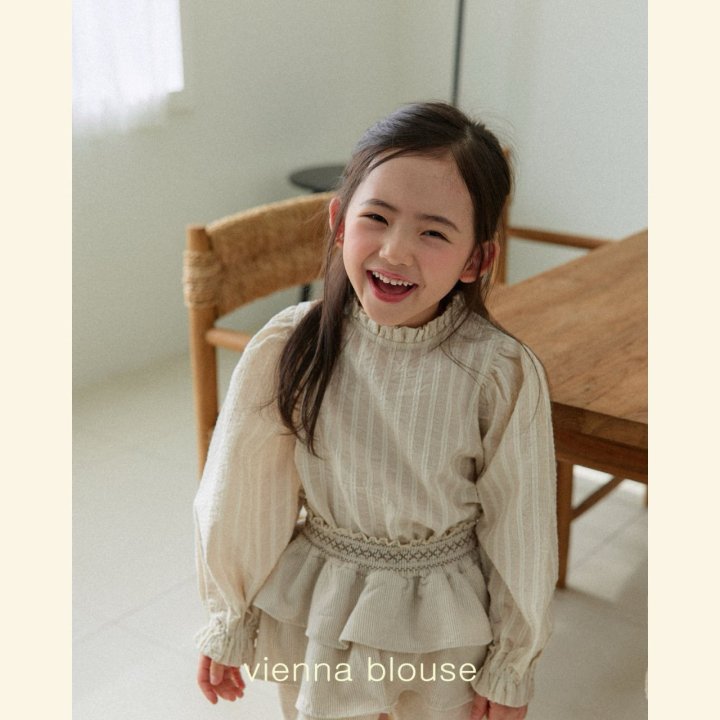 Mon Atelier - Korean Children Fashion - #kidsshorts - Vienna Blouse