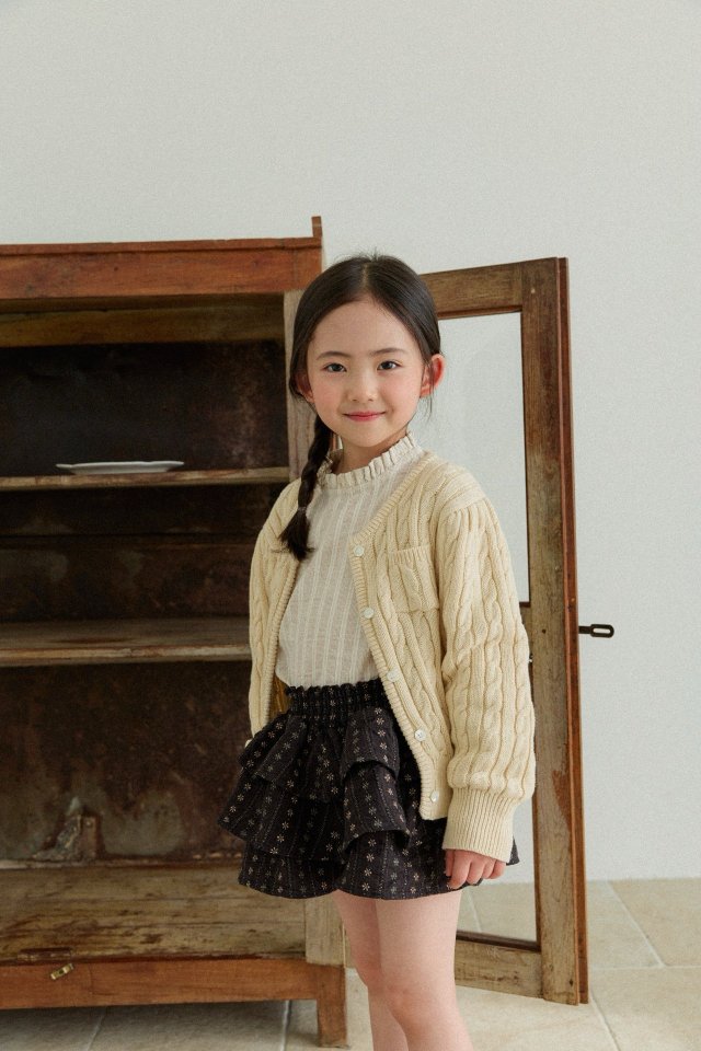 Mon Atelier - Korean Children Fashion - #kidsstore - Cable Cardigan - 10