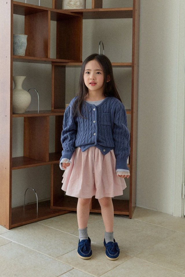 Mon Atelier - Korean Children Fashion - #kidzfashiontrend - Cable Cardigan - 11