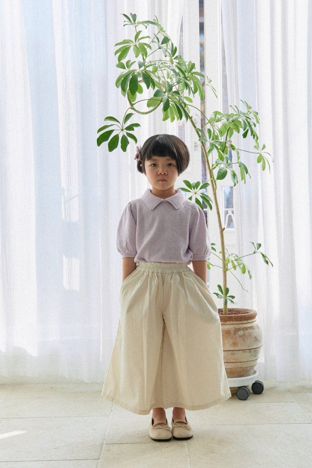 Mon Atelier - Korean Children Fashion - #littlefashionista - CR Wide Pants - 2