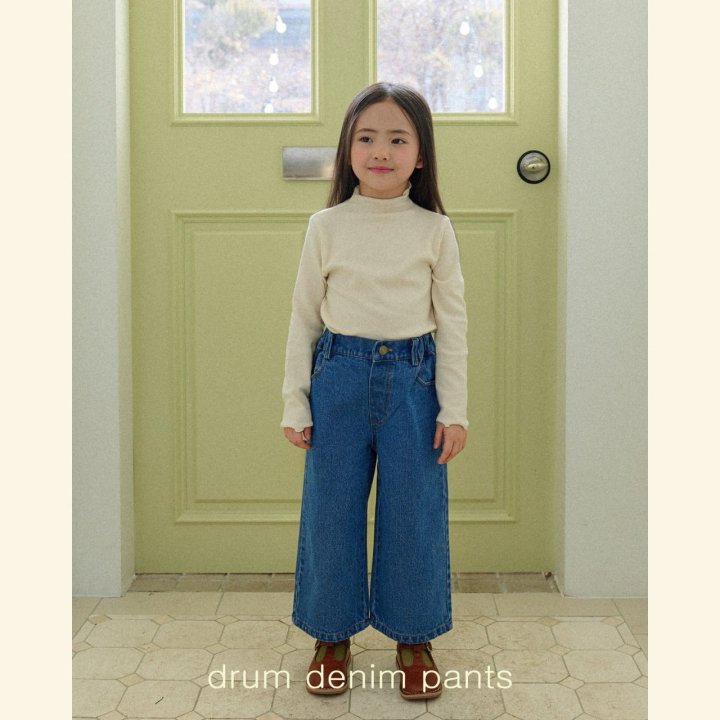 Mon Atelier - Korean Children Fashion - #magicofchildhood - Drum Denim Pants