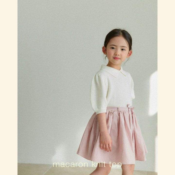 Mon Atelier - Korean Children Fashion - #minifashionista - Macaron Knit Top