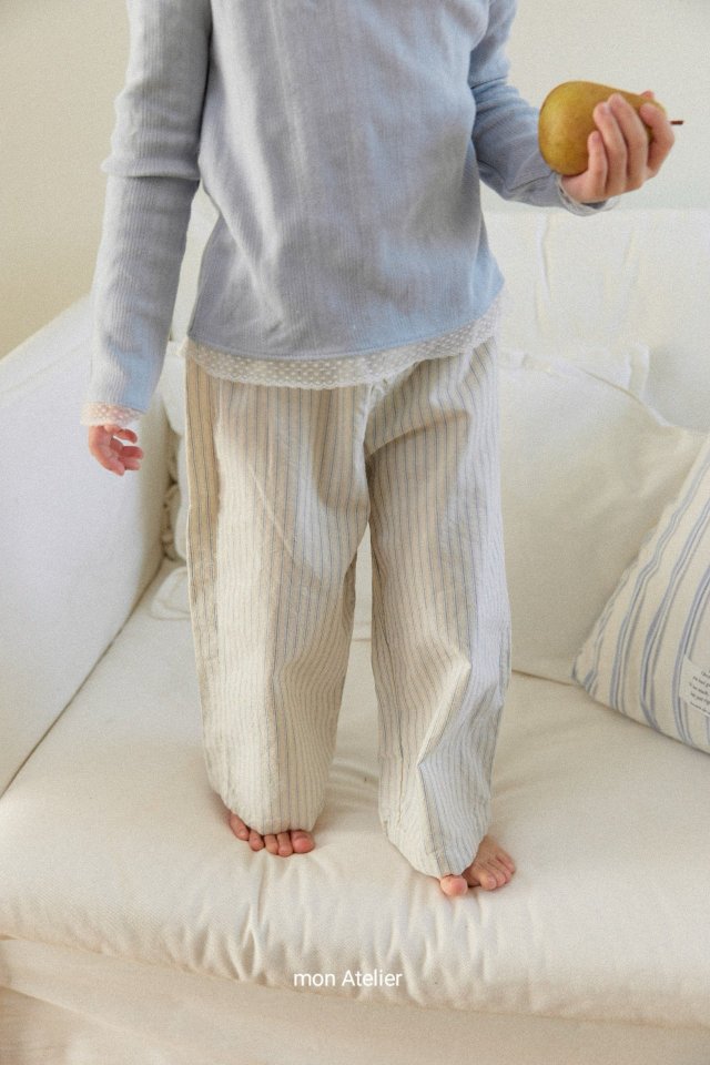 Mon Atelier - Korean Children Fashion - #prettylittlegirls - Cozy Pants - 6