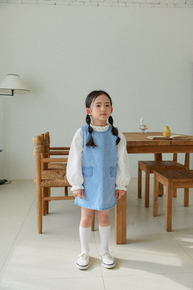 Mon Atelier - Korean Children Fashion - #toddlerclothing - Gongbli Blouse - 8