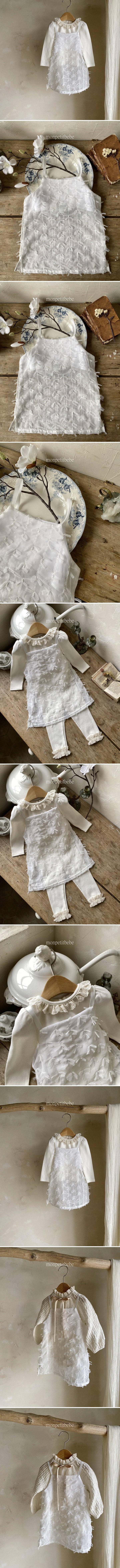 Mon Petit Bebe - Korean Children Fashion - #toddlerclothing - Ribbon One-piece