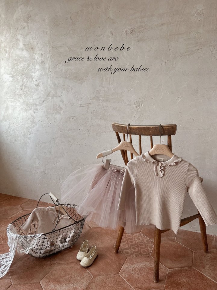 Monbebe - Korean Baby Fashion - #babyoutfit - Bongbong Knit Blouse - 5