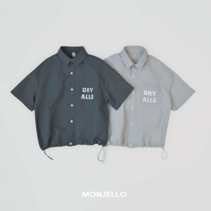 Monjello - Korean Children Fashion - #toddlerclothing - Dry Short Sleeve Shirt