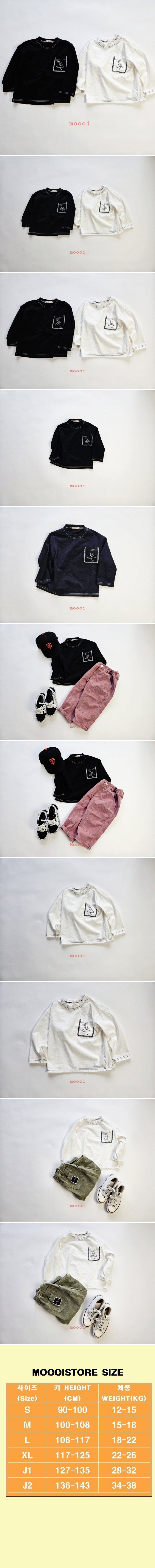 Mooi Store - Korean Children Fashion - #childofig - Hello Pocket Embroidery Tee