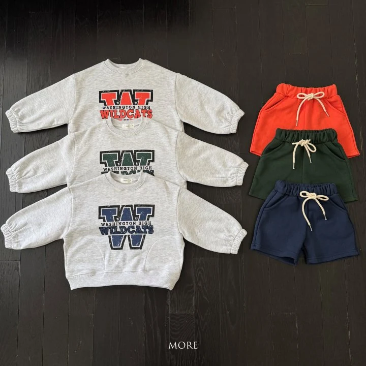 More - Korean Children Fashion - #Kfashion4kids - W Top Bottom Set