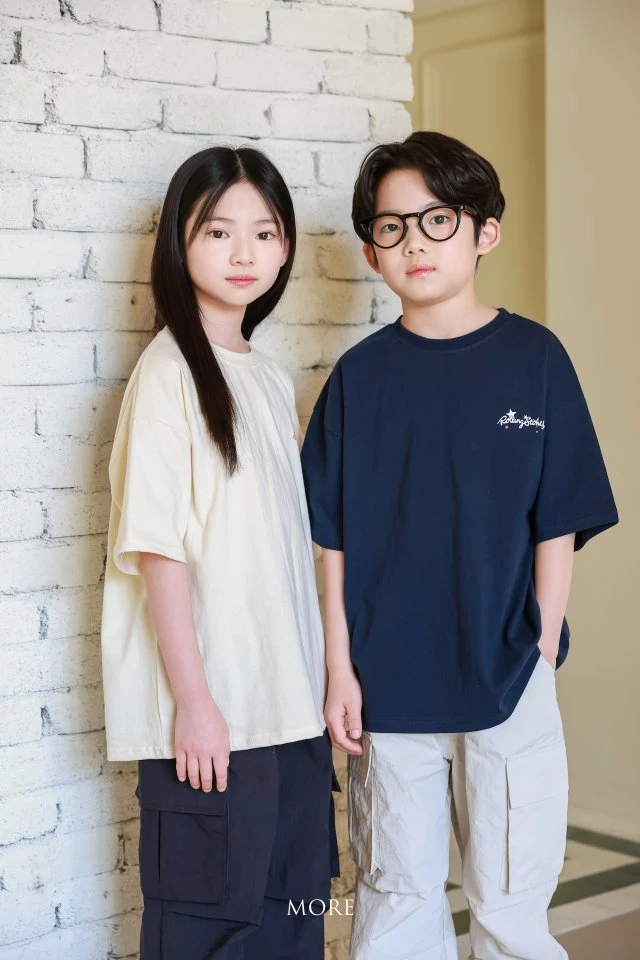 More - Korean Children Fashion - #kidzfashiontrend - Rolling Stone Short Sleeve Tee - 4