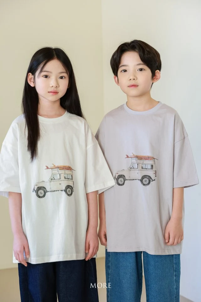 More - Korean Children Fashion - #childofig - Camping Car Short Sleeve Tee - 9
