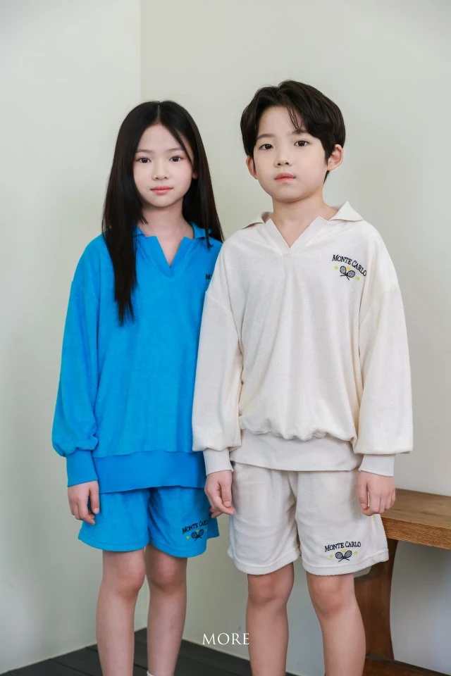 More - Korean Children Fashion - #childofig - Monte Terry Top Bottom Set - 11