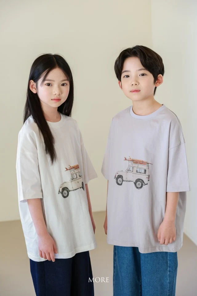 More - Korean Children Fashion - #childrensboutique - Camping Car Short Sleeve Tee - 10