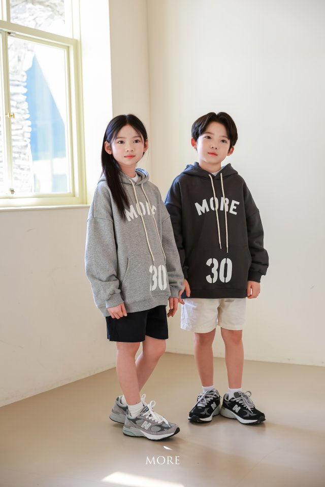 More - Korean Children Fashion - #discoveringself - MORE Numbering Hoodie - 3