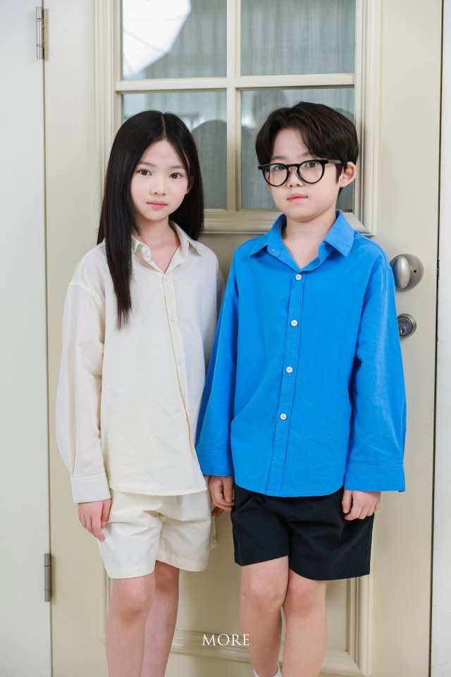 More - Korean Children Fashion - #fashionkids - Retro Linen Shirt - 8