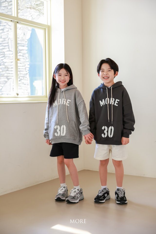 More - Korean Children Fashion - #discoveringself - MORE Numbering Hoodie - 4