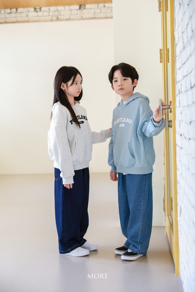 More - Korean Children Fashion - #kidsshorts - Wide Denim Pants - 12