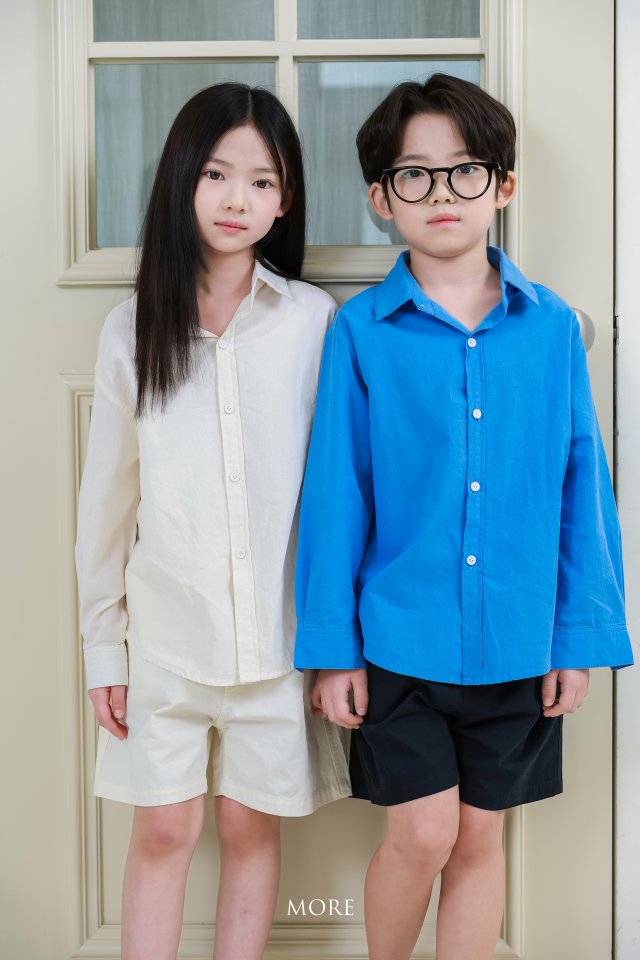 More - Korean Children Fashion - #kidsstore - Retro Linen Shirt - 10