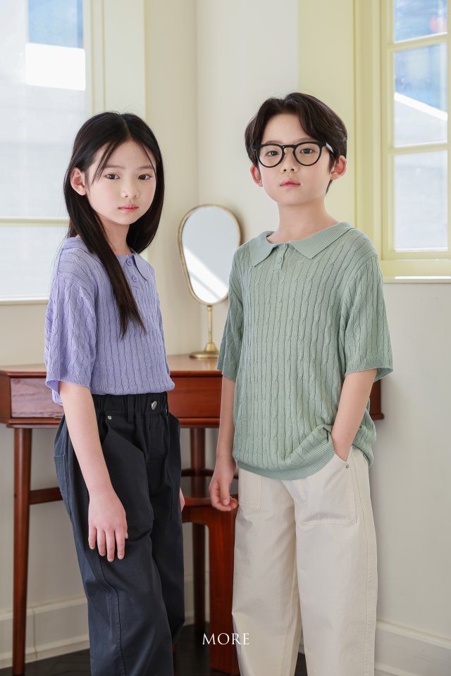 More - Korean Children Fashion - #kidsstore - Cable PK Knit - 8