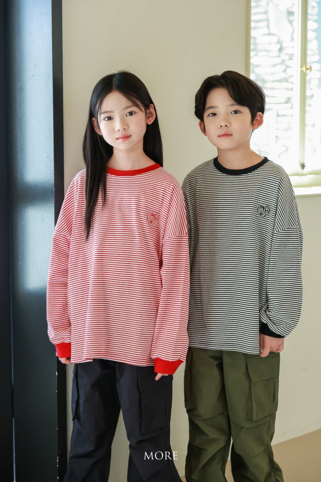 More - Korean Children Fashion - #kidsstore - Love Long Sleeve Plain Tee - 12