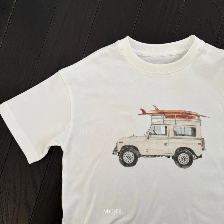 More - Korean Children Fashion - #kidzfashiontrend - Camping Car Short Sleeve Tee - 2