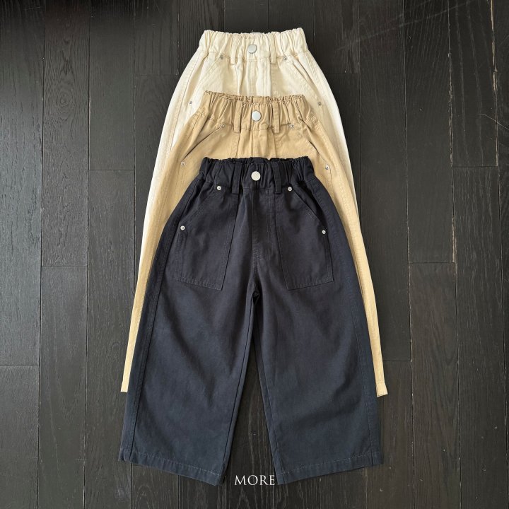 More - Korean Children Fashion - #littlefashionista - Wide Chino Pants