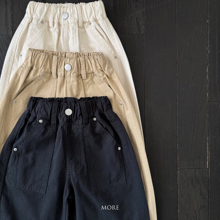 More - Korean Children Fashion - #minifashionista - Wide Chino Pants - 3