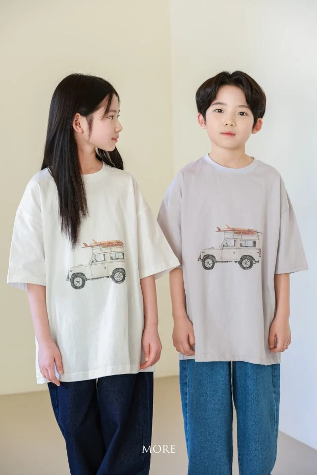 More - Korean Children Fashion - #minifashionista - Camping Car Short Sleeve Tee - 6