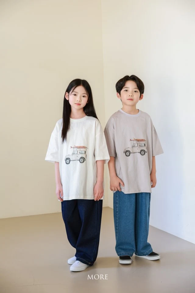 More - Korean Children Fashion - #prettylittlegirls - Camping Car Short Sleeve Tee - 7