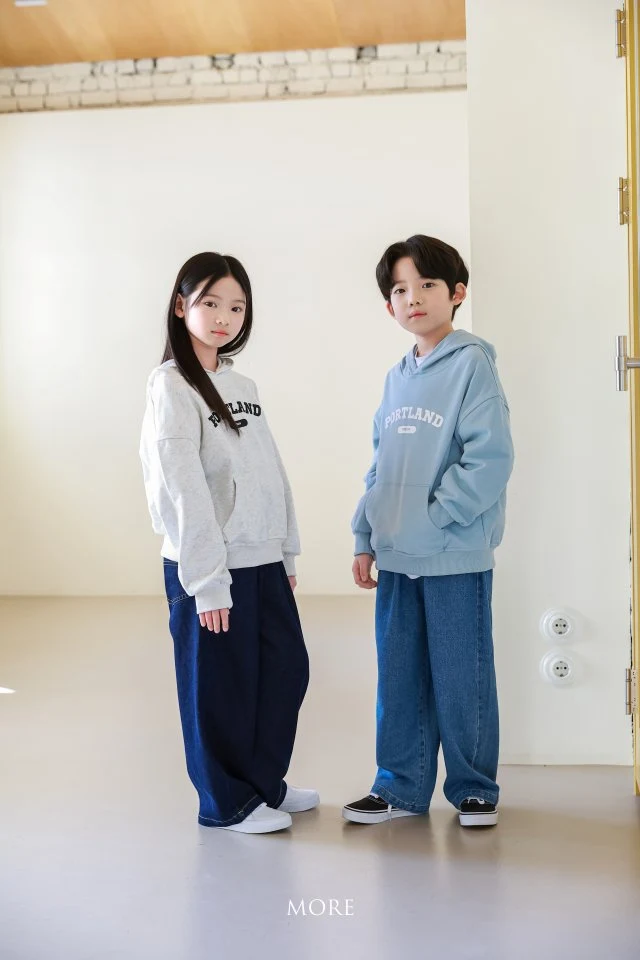 More - Korean Children Fashion - #prettylittlegirls - Wide Denim Pants - 4