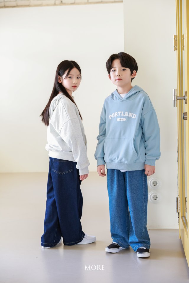 More - Korean Children Fashion - #toddlerclothing - Wide Denim Pants - 5