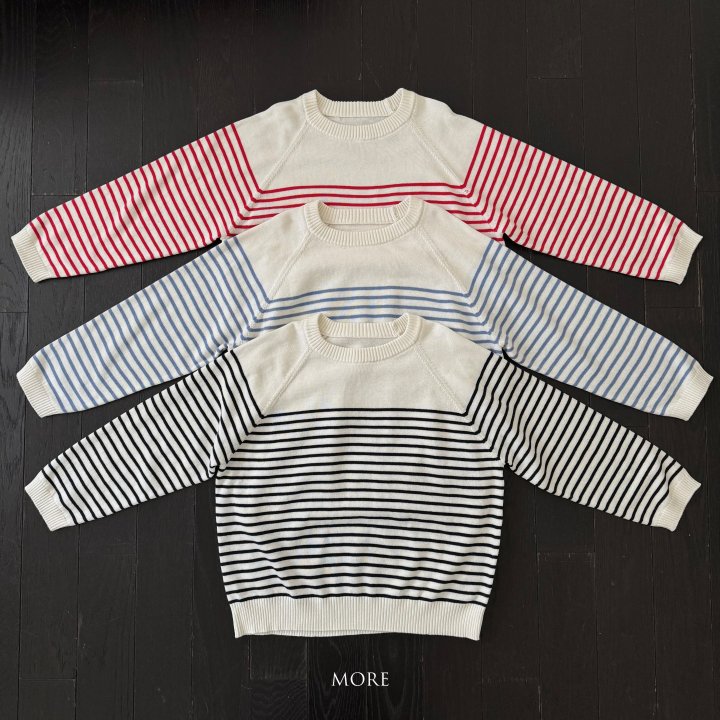 More - Korean Children Fashion - #toddlerclothing - Marine Round Knit