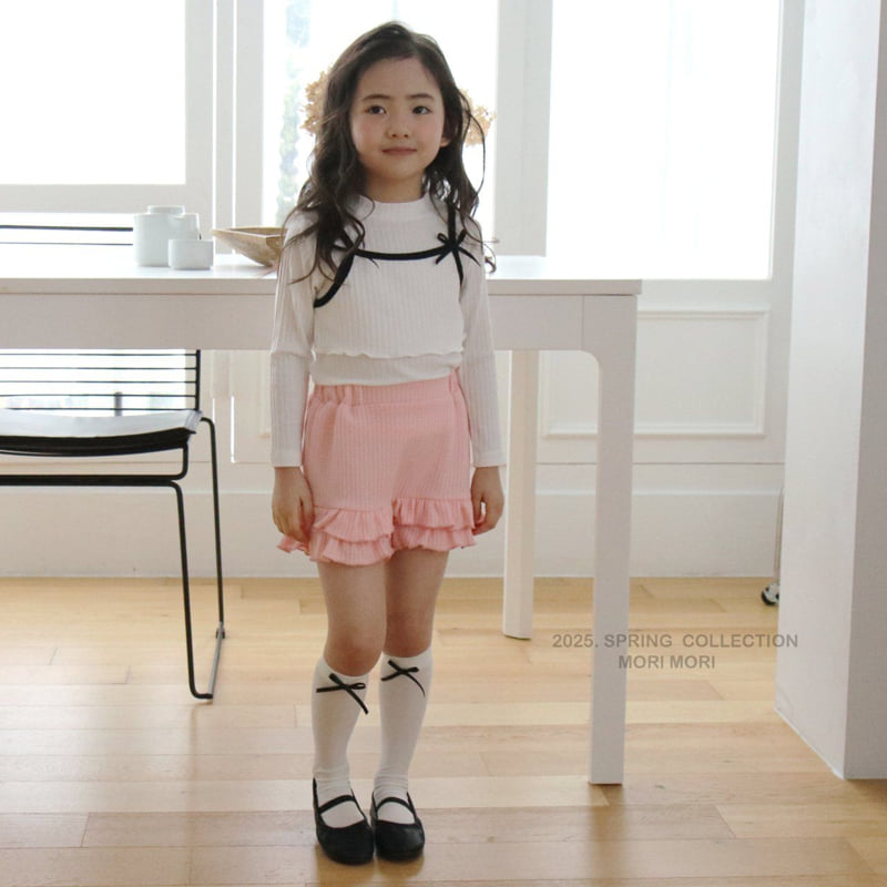 Mori Mori - Korean Children Fashion - #childofig - Falling Skirt Pants - 4
